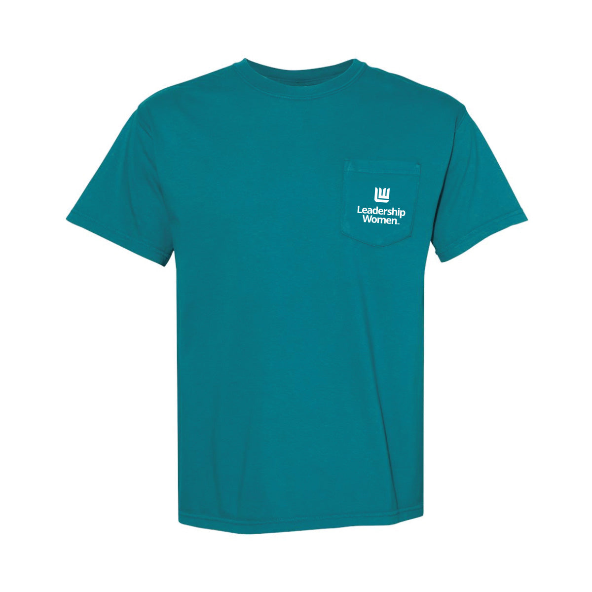 Leadership Women - Comfort Colors® Adult Heavyweight Pocket T-Shirt / Teal
