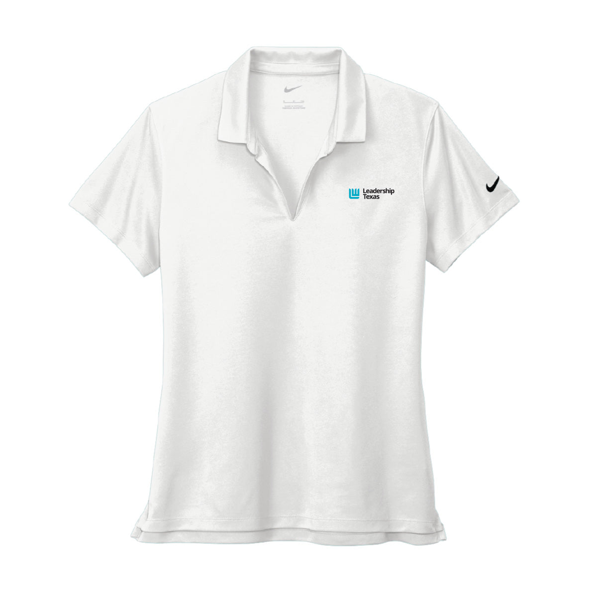 Leadership Texas - Nike Women's Dri-FIT Micro Pique 2.0 Polo White