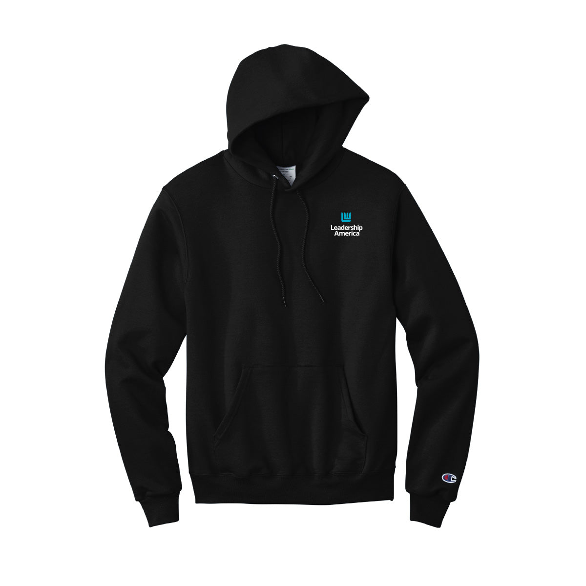Leadership America - Champion® Double Dry Eco® Pullover Hooded Sweatshirt Black