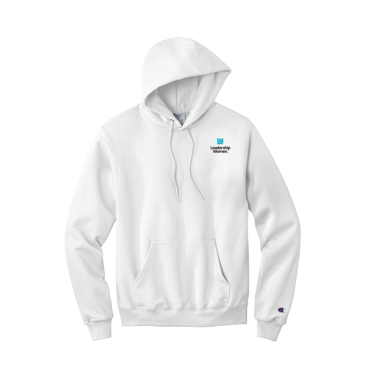 Leadership Women - Champion® Double Dry Eco® Pullover Hooded Sweatshirt White