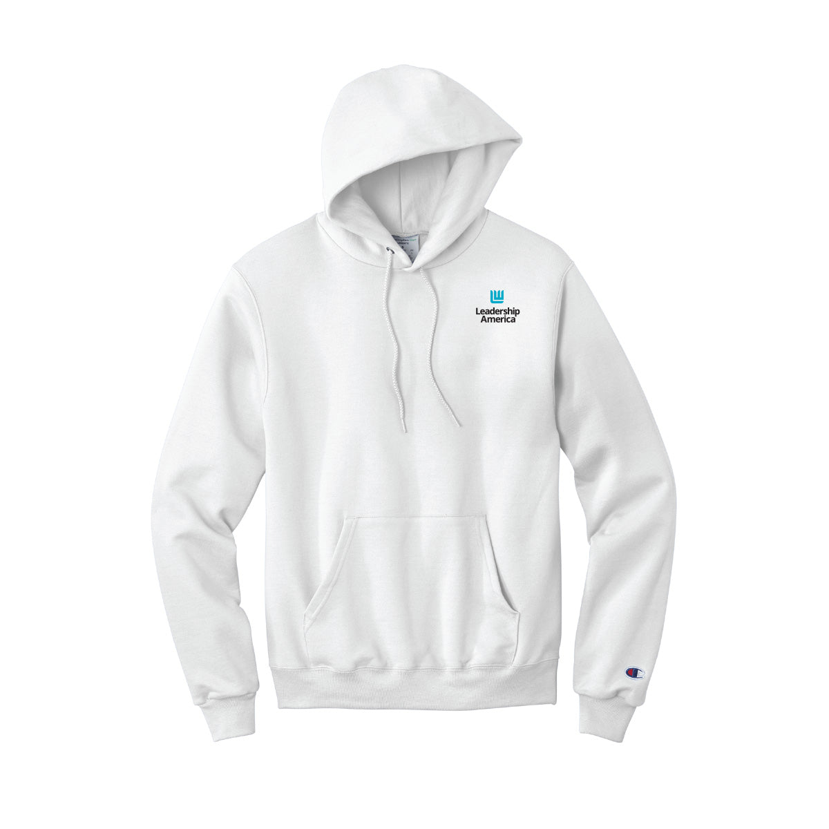 Leadership America - Champion® Double Dry Eco® Pullover Hooded Sweatshirt White