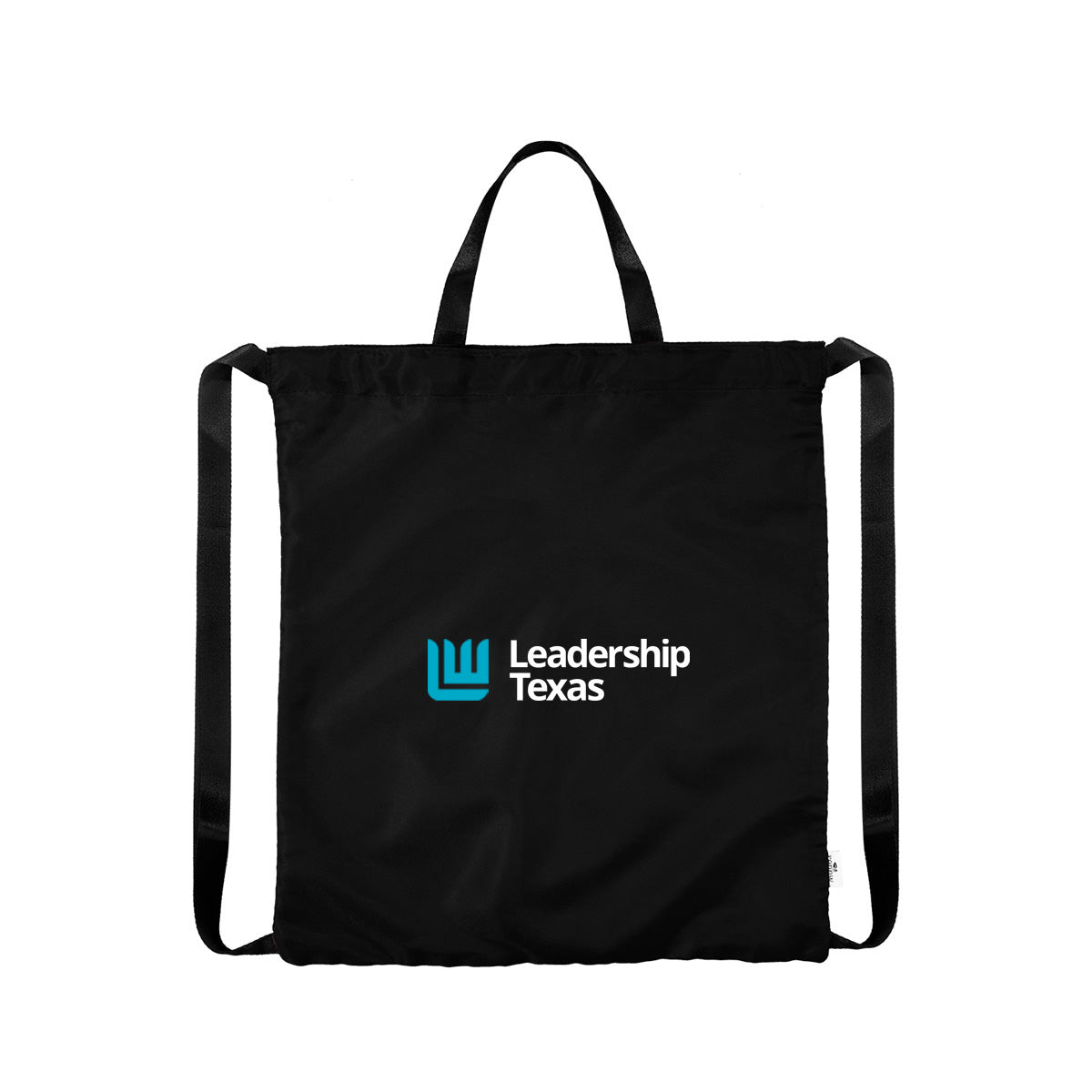 Leadership Texas - Joel rPET Drawstring Tote Bag