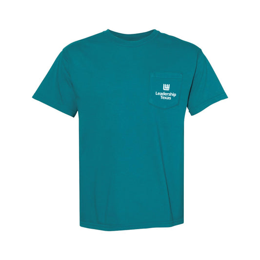 Leadership Texas - Comfort Colors® Adult Heavyweight Pocket T-Shirt / Teal