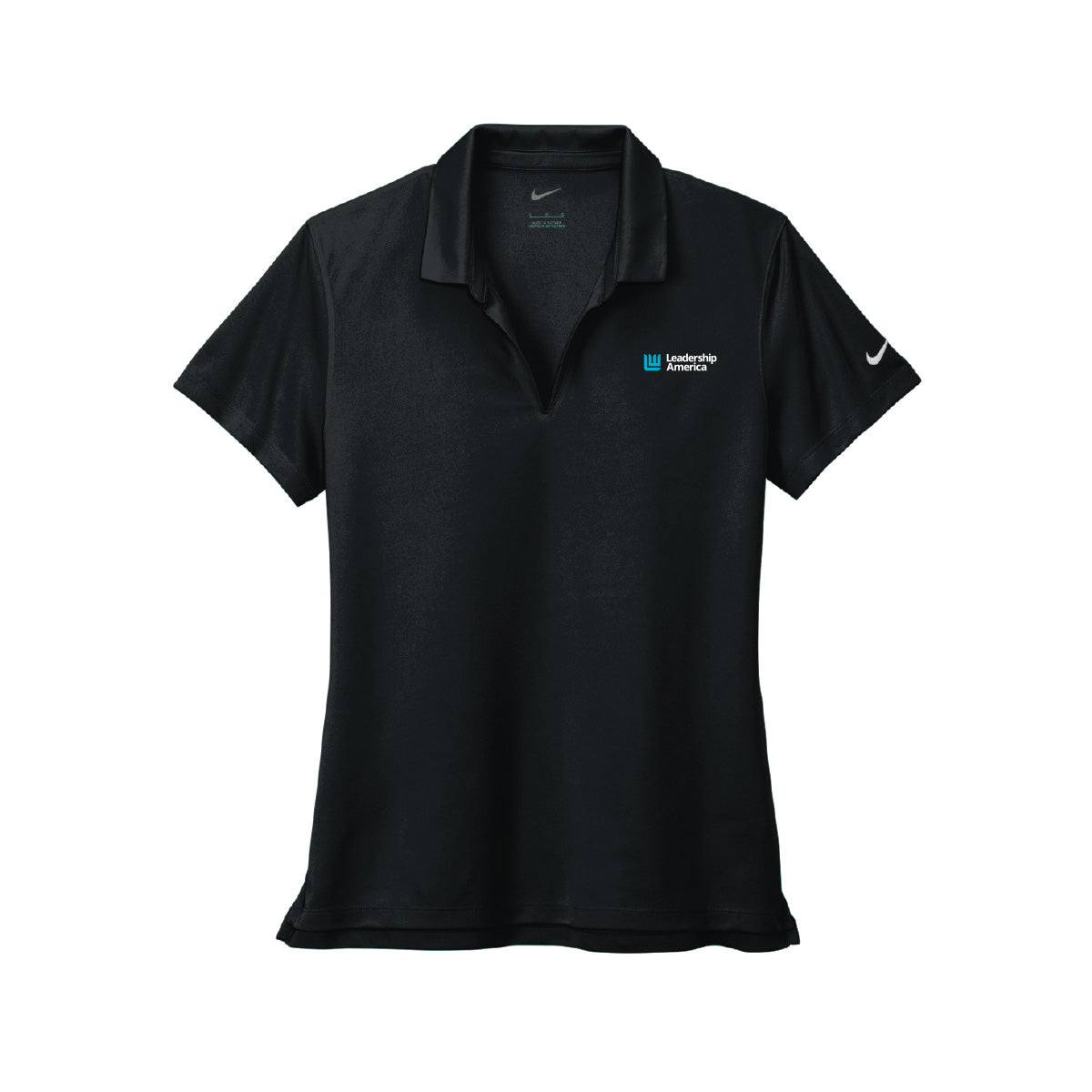 Leadership America - Nike Women's Dri-FIT Micro Pique 2.0 Polo Black
