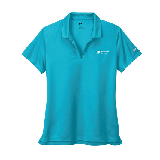 Leadership Women - Nike Women's Dri-FIT Micro Pique 2.0 Polo / Tidal Blue