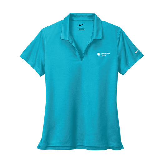 Leadership Texas - Nike Women's Dri-FIT Micro Pique 2.0 Polo / Tidal Blue