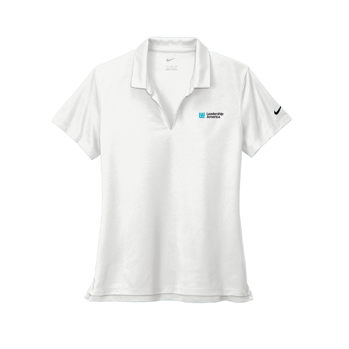 Leadership America - Nike Women's Dri-FIT Micro Pique 2.0 Polo White