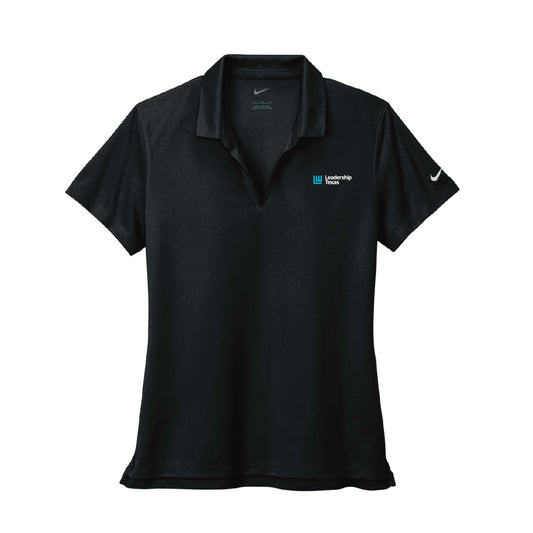 Leadership Texas - Nike Women's Dri-FIT Micro Pique 2.0 Polo Black