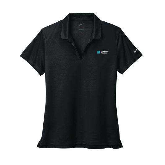 Leadership Women - Nike Women's Dri-FIT Micro Pique 2.0 Polo Black