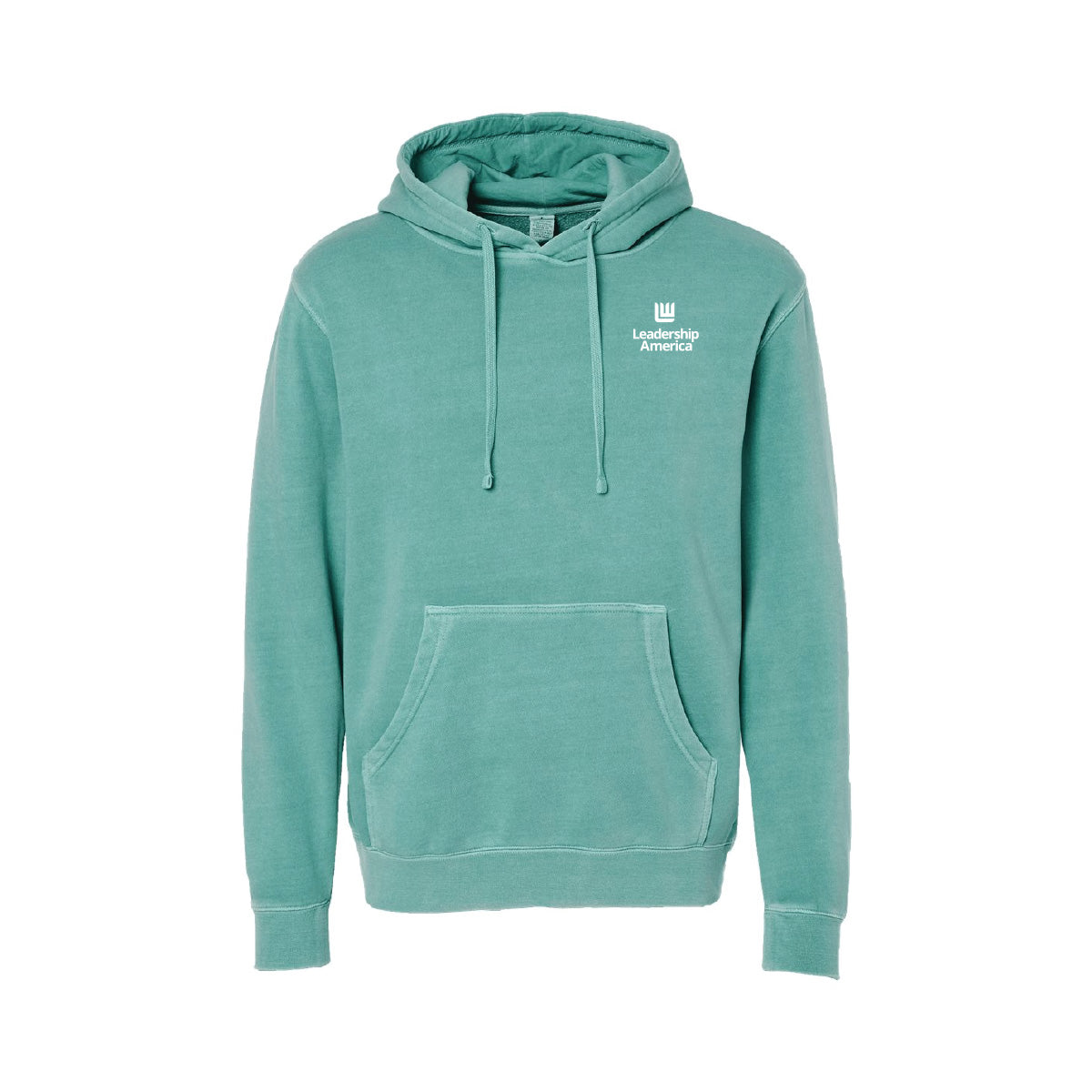 Leadership America - Independent Trading Company Unisex Midweight Pigment Dyed Hooded Sweatshirt