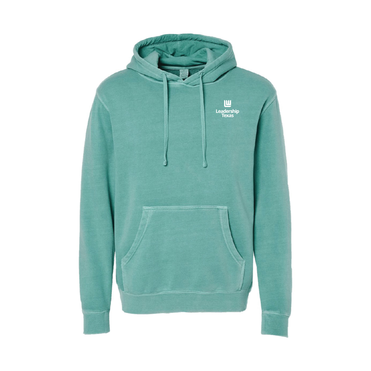 Leadership Texas - Independent Trading Company Unisex Midweight Pigment Dyed Hooded Sweatshirt