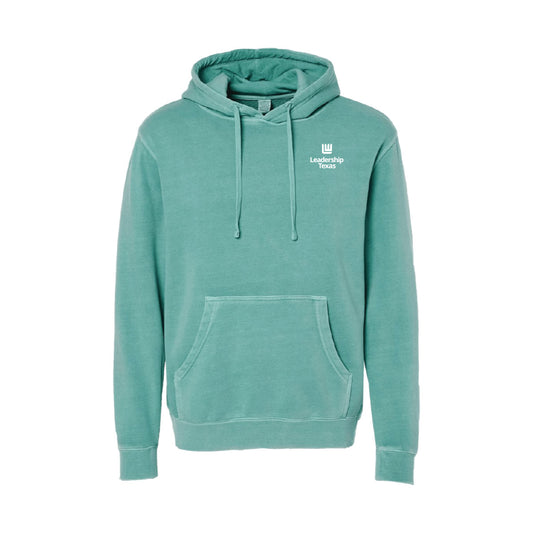 Leadership Texas - Independent Trading Company Unisex Midweight Pigment Dyed Hooded Sweatshirt
