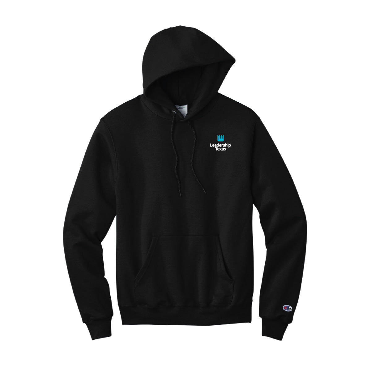 Leadership Texas -  Champion® Double Dry Eco® Pullover Hooded Sweatshirt Black