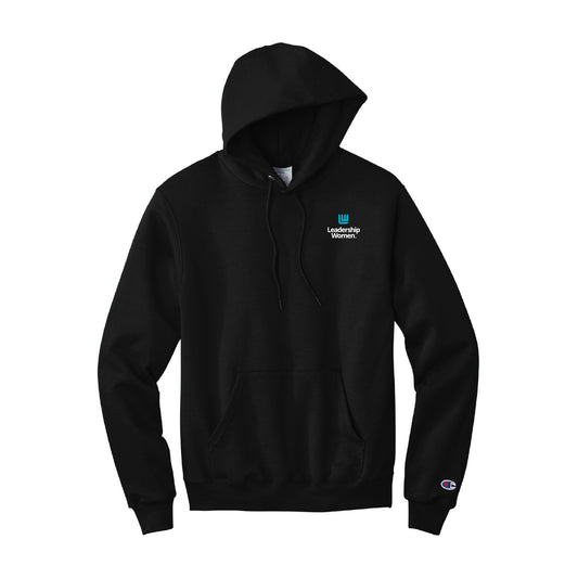 Leadership Women - Champion® Double Dry Eco® Pullover Hooded Sweatshirt Black