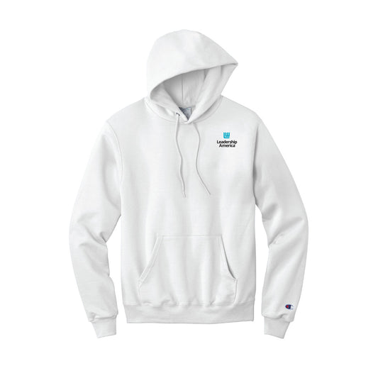 Leadership America -  Champion® Double Dry Eco® Pullover Hooded Sweatshirt White
